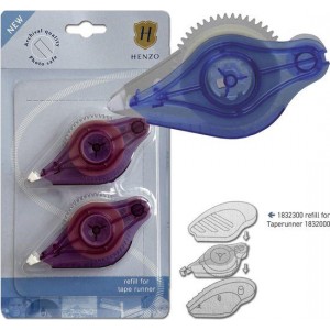 Rezerve banda dublu adeziva 2x10m, pentru aplicatorul Henzo 18.320